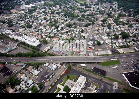 Foto aerea di collina, NJ New Jersey Union County USA, America, Stati Uniti Foto Stock