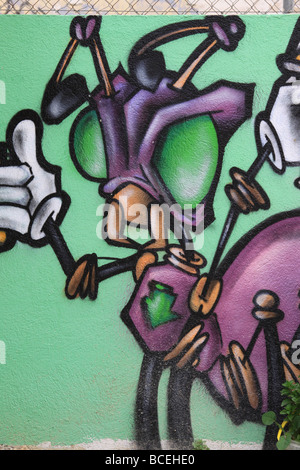 Graffiti Wall Art Foto Stock