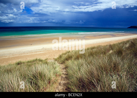 Traigh Mhor Tolsta spiaggia isola di Lewis, esterno, Ebridi, Western Isles della Scozia, Regno Unito 2009 Foto Stock