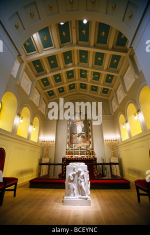 Domkirkjan, Cattedrale Luterana, Reykjavik, Islanda Foto Stock