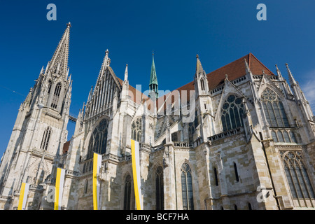 Germania, Bayern/Baviera, Regensburg, Dom, la Basilica di San Pietro Foto Stock