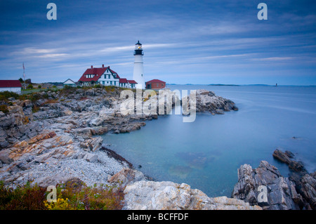 Stati Uniti d'America, Maine, Portland Head Lighthouse Foto Stock