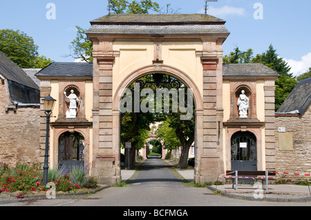 Chiostro Steinfeld Eifel Nordeifel tedesco Germania Chiostro abbazia monastero Foto Stock