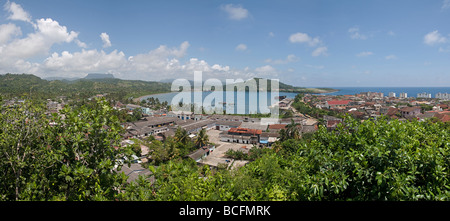 Panorama Baracoa Bay, più grandi Foto Stock