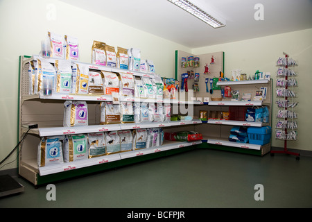 Display commerciali in chirurgia veterinaria Foto Stock