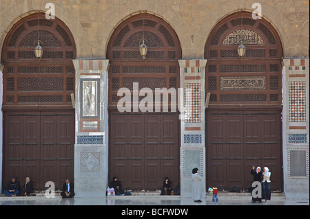 La Grande Moschea Umayyad, Damasco, Siria Foto Stock