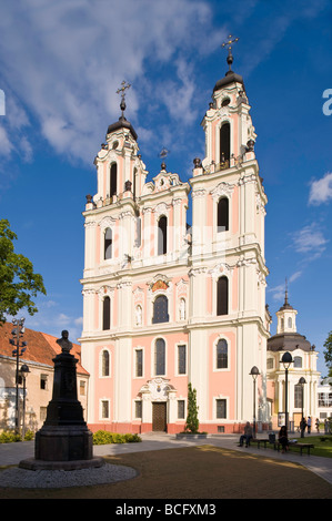 Città vecchia di Vilnius Lituania Foto Stock