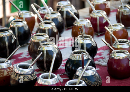 Mate, cannucce, buenos aires, Argentina Foto Stock