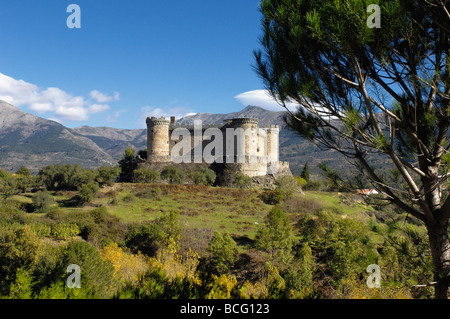 Castello Mombeltrán Ávila provincia di Castilla León Spagna Foto Stock
