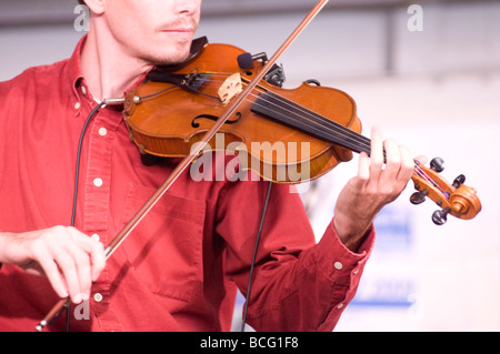 giocatore del violino Foto Stock