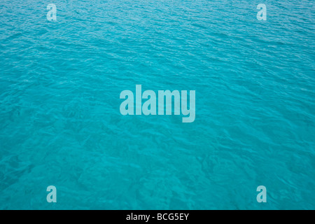 Perfetto mare blu turchese Foto Stock