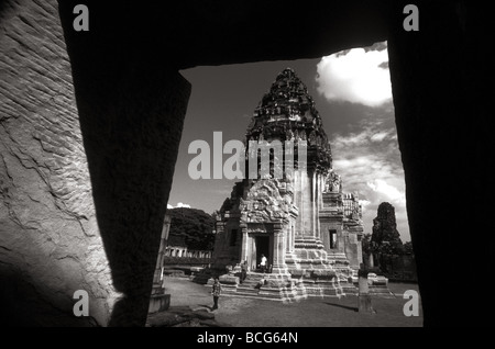 Tempio di phimai rovine della Thailandia Foto Stock