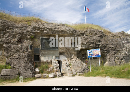 Verdun Francia UE Rovine di Fort du Douaumont iniziato nel 1885 catturato dai tedeschi nel 1916 ora un museo Foto Stock