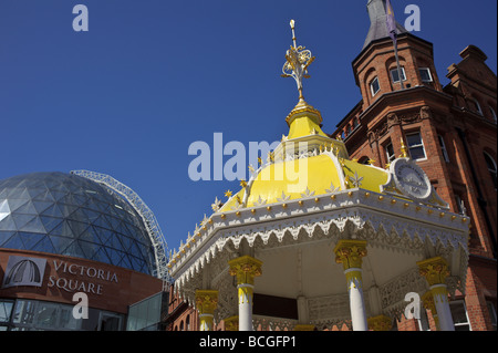 Victoria Square e Daniel Joseph Jaffe memorial Foto Stock