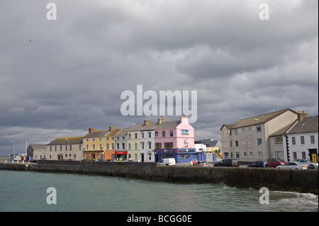 La città e il porto di donaghadee Irlanda del Nord Foto Stock