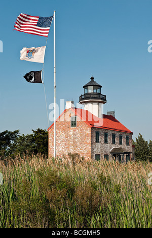East point lighthouse sulla la baia del Delaware new jersey usa Foto Stock