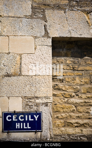 Cecily Hill nel centro storico romano cittadina britannica di Cirencester (Corinium Dobunnorum), Gloucestershire, Regno Unito Foto Stock