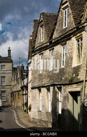 Cirencester (Corinium Dobunnorum) centro città e storico britannico romano e medievale città mercato, Gloucestershire, Regno Unito Foto Stock