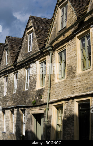 Cirencester (Corinium Dobunnorum) centro città e storico britannico romano e medievale città mercato, Gloucestershire, Regno Unito Foto Stock