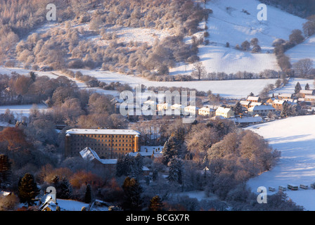 Calver mulino in inverno Foto Stock