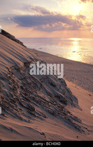 Indiana Dunes National Lakeshore lungo il lago Michigan Foto Stock