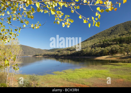 Jounama Pondage Talbingo montagne innevate del Nuovo Galles del Sud Australia Foto Stock