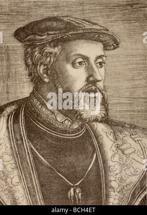 Charles V, 1500 - 1558. Re di Spagna e arciduca d'Austria. Foto Stock