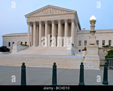 La Corte suprema degli Stati Uniti edificio, Washington DC Foto Stock