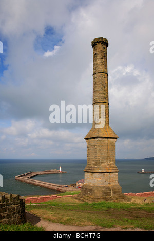 Il candelabro Camino Whitehaven porto costa Cumbria Inghilterra REGNO UNITO Foto Stock