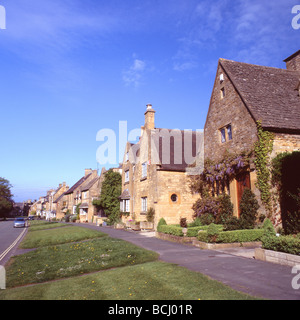 Il villaggio di Broadway, Cotswolds, Worcestershire, Inghilterra Foto Stock