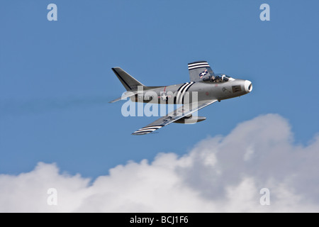 North American F 86A Sabre di Old Warden Foto Stock