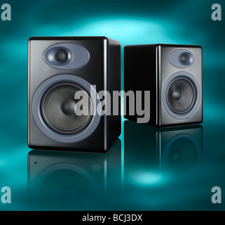 Home Audio altoparlanti square Foto Stock