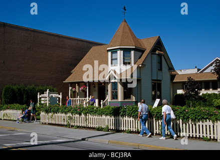 Storico Nazionale di casa Osbakken ca1895 Sitka AK SE Estate Foto Stock