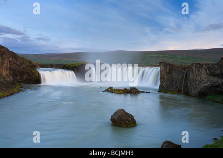 Cascate Godafoss, Islanda Foto Stock