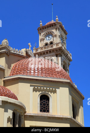 Il XIX secolo cattedrale di St Minas a Heraklion la capitale di Creta Foto Stock