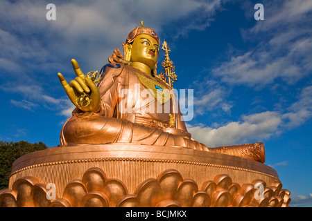 India, Sikkim, Namchi, Samdruptse, Padmasambhava statua Foto Stock