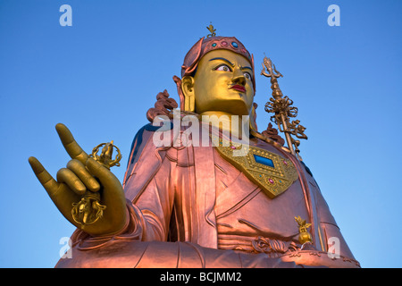 India, Sikkim, Namchi, Samdruptse, Padmasambhava statua Foto Stock