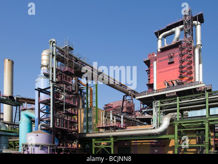 Forno a ThyssenKrupp Steel AG Duisburg Foto Stock