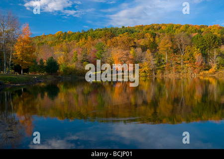 Stati Uniti d'America, Connecticut, Lago Waramaug Foto Stock