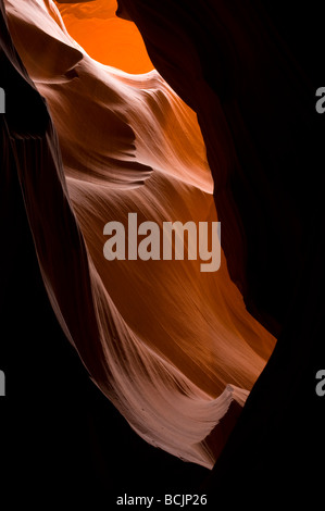 Stati Uniti d'America, Arizona, Pagina, Antelope Canyon (superiore) uno slot canyon Foto Stock