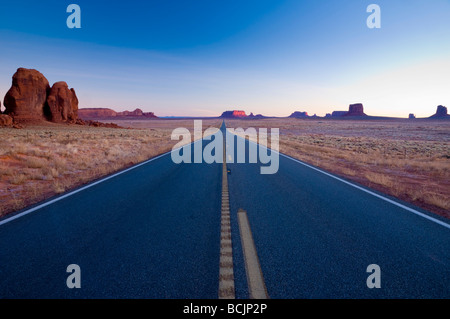 Stati Uniti d'America Arizona-Utah Monument Valley Foto Stock