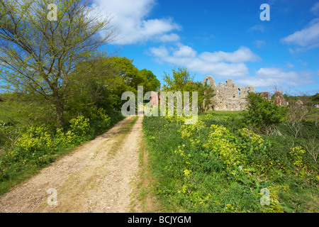 Una vista estiva di Abbazia a Leiston nel Suffolk Foto Stock