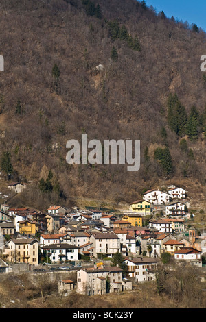 Schignano Val d'Intelvi Como italia Foto Stock