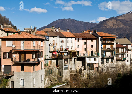 Schignano Val d'Intelvi Como italia Foto Stock