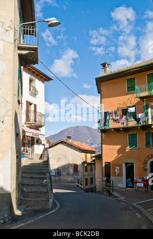 Schignano Val d'Intelvi Como italia Foto Stock