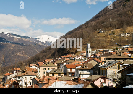 Schignano Val d'Intelvi Como italia Foto Stock