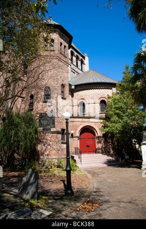 Il vecchio forte di costruire muri e chiesa in Charleston;Carolina del Sud;USA;l'America Foto Stock