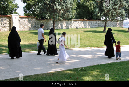 Immagini di Istanbul - donne che indossano il burqa Foto Stock