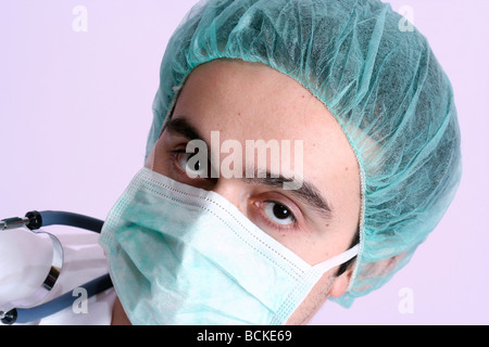 Professional giovane medico del lavoro. Close up. Foto Stock