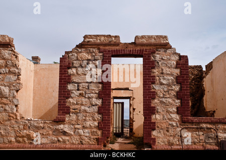 Casa in rovina nella Silverton NSW Australia Foto Stock